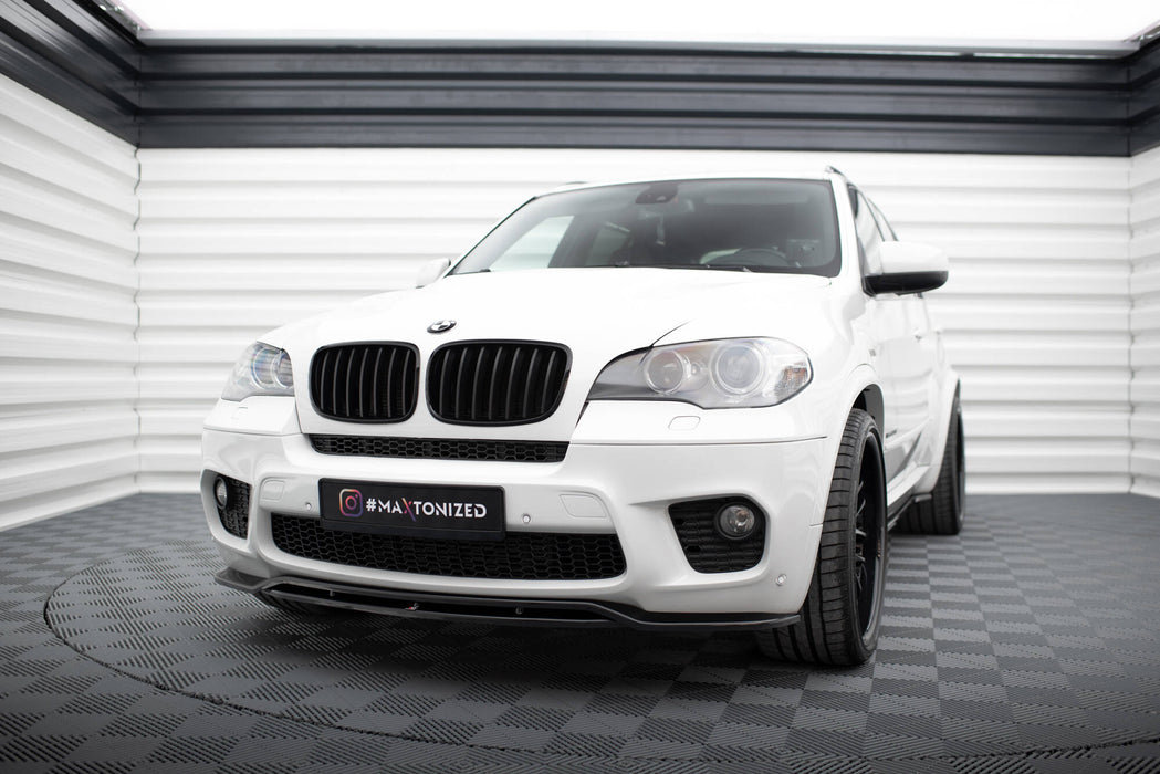 Maxton Design Front Splitter for BMW X50 E70 Facelift M-pack