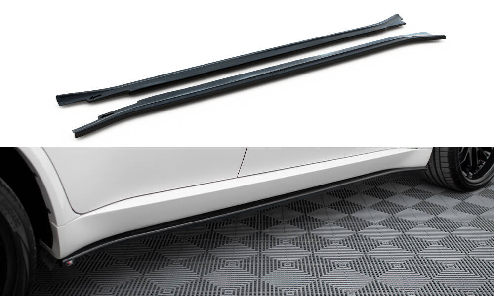 Maxton Design Side skirts Diffusers for BMW X5 E70 Facelift M-pack