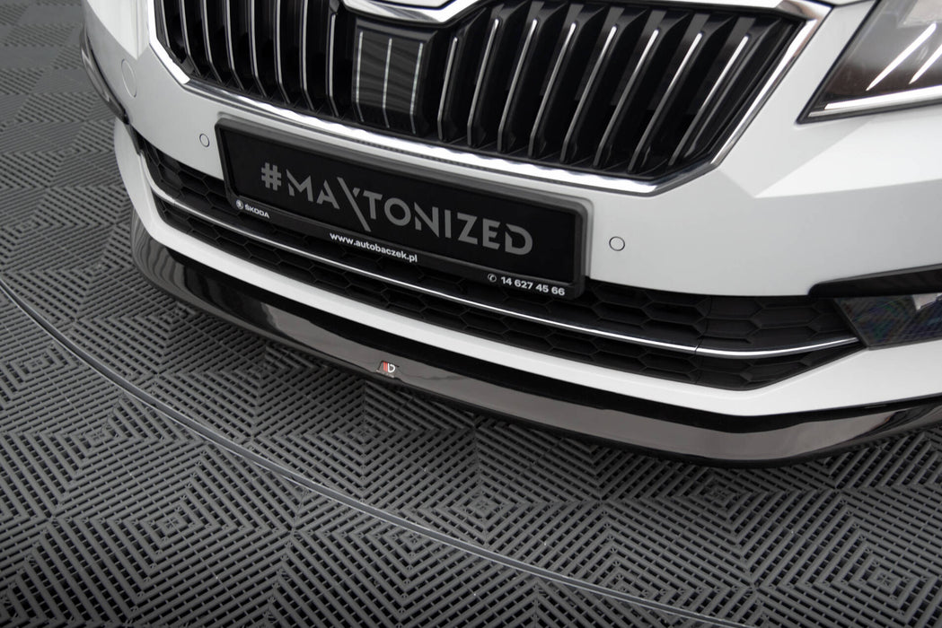 Maxton Design Front Splitter V.1 Skoda Superb Mk3