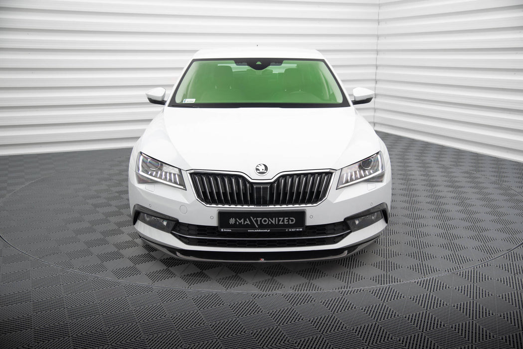 Maxton Design Front Splitter V.1 Skoda Superb Mk3