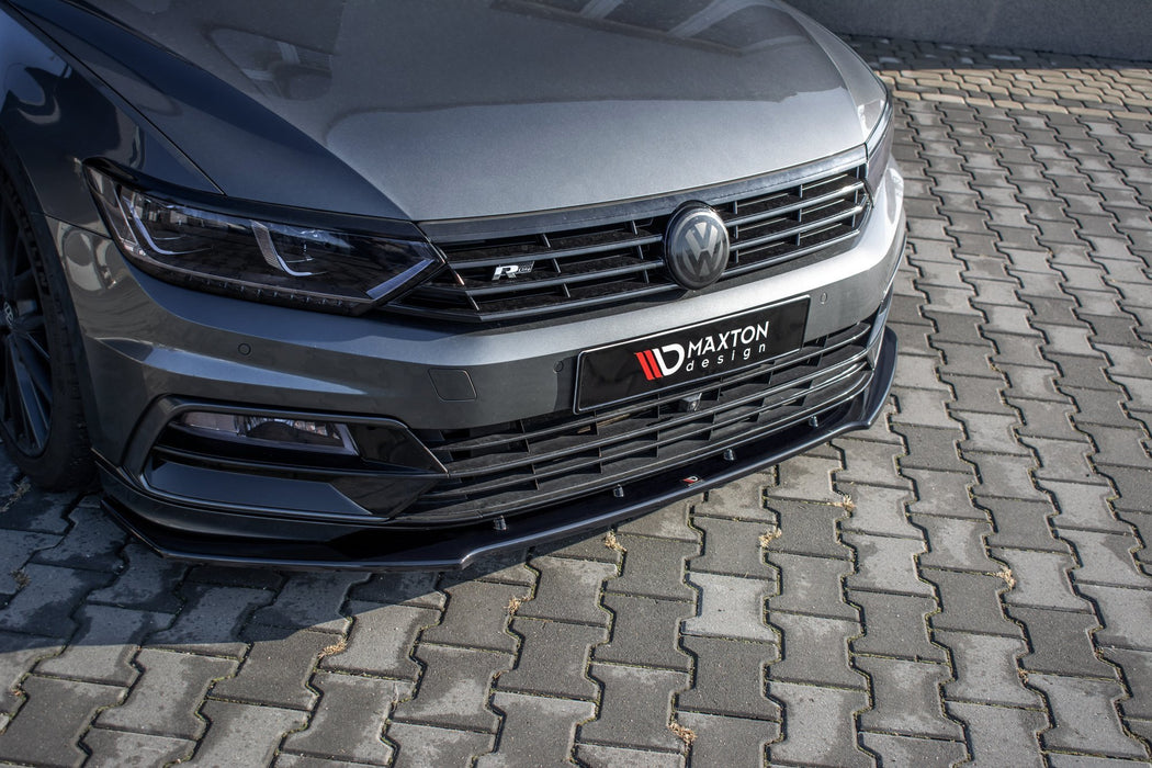 Maxton Design Front Splitter V.1 Volkswagen Passat R-Line B8