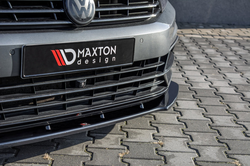 Maxton Design Front Splitter V.1 Volkswagen Passat R-Line B8