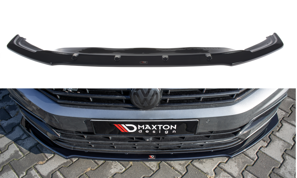 Maxton Design Front Splitter V.1 Volkswagen Passat R-Line B8