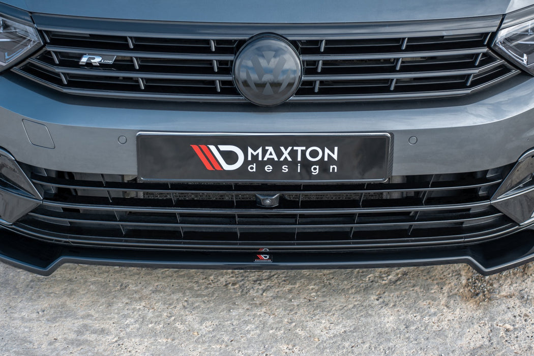 Maxton Design Front Splitter V.2 Volkswagen Passat R-Line B8