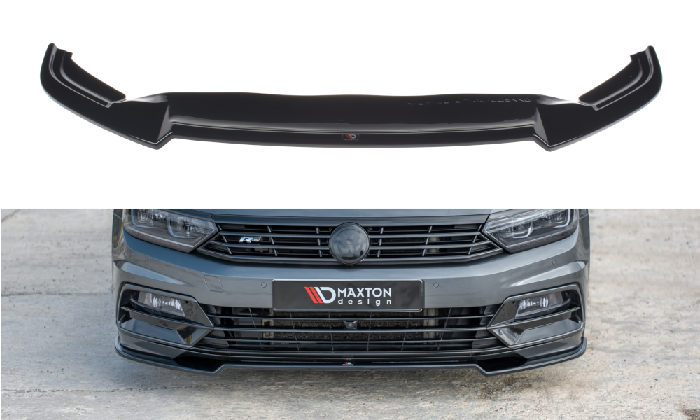 Maxton Design Front Splitter V.2 Volkswagen Passat R-Line B8