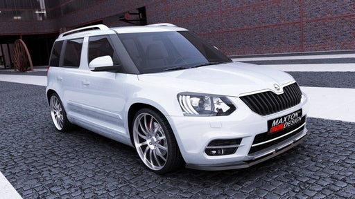 Maxton Design FRONT SPLITTER SKODA YETI CITY FACELIFT MODEL