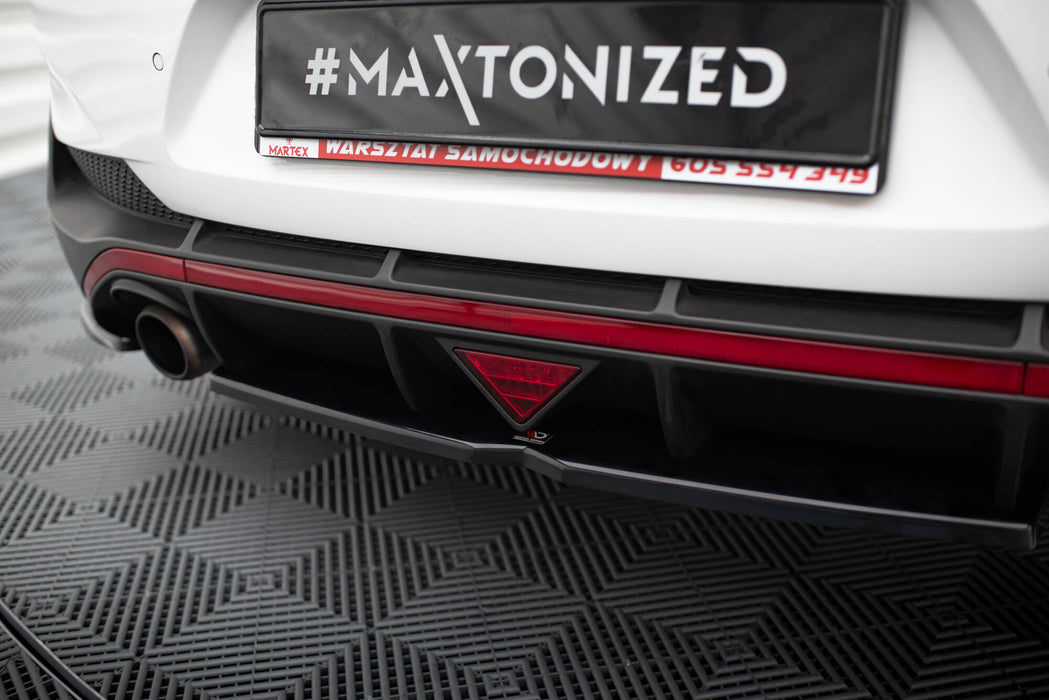 Maxton Design Rear Splitter (with vertical bars) Hyundai I30 N Mk3 Fastback