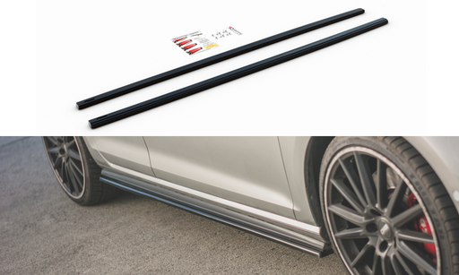 Maxton Design Side Skirts Diffusers V.2 VW Golf 7 GTI (narrow)