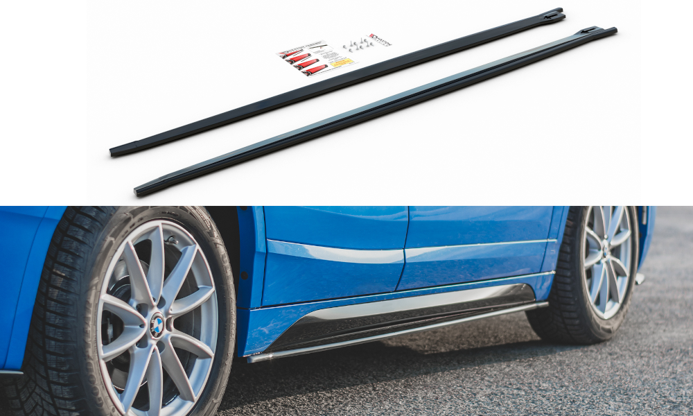 Maxton Design Side Skirts Diffusers for BMW X2 F39 M-Pack