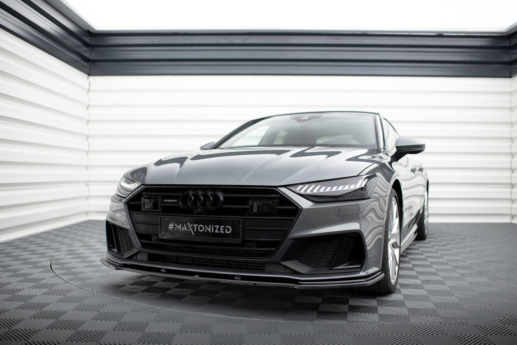 Maxton Design Front Splitter V.2 Audi A7 S-Line C8 / S7 C8 / C8 Facelift / S7 Facelift