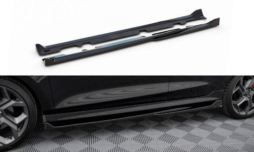 Maxton Design Side Skirts Diffusers V.4 Ford Fiesta Mk8 ST / ST-Line