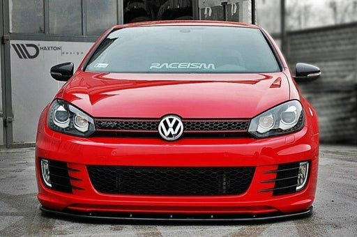 Maxton Design FRONT SPLITTER VER.2 VW GOLF VI (FOR GOLF GTI 35TH)