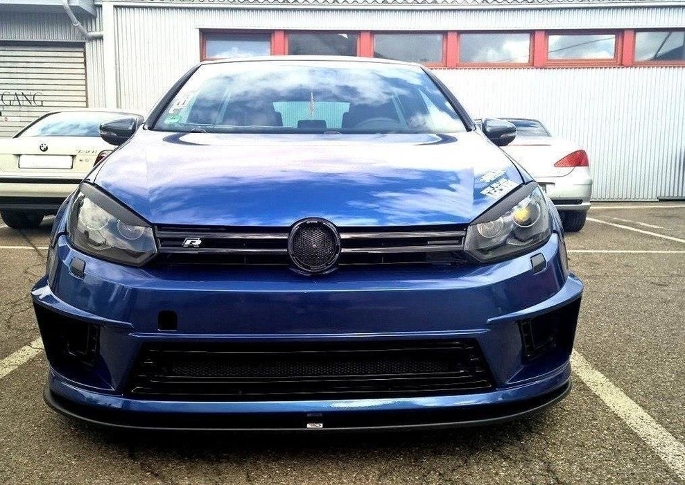 Maxton Design FRONT SPLITTER VW GOLF VI (FOR R400 BUMPER)