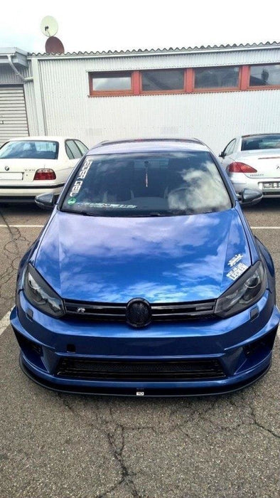 Maxton Design FRONT SPLITTER VW GOLF VI (FOR R400 BUMPER)