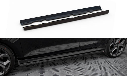 Maxton Design Side Skirts Diffusers V.2 Ford Fiesta Mk8 ST / ST-Line