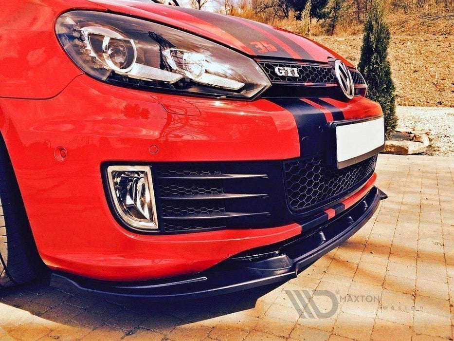 Maxton Design FRONT SPLITTER VW GOLF VI GTI 35TH