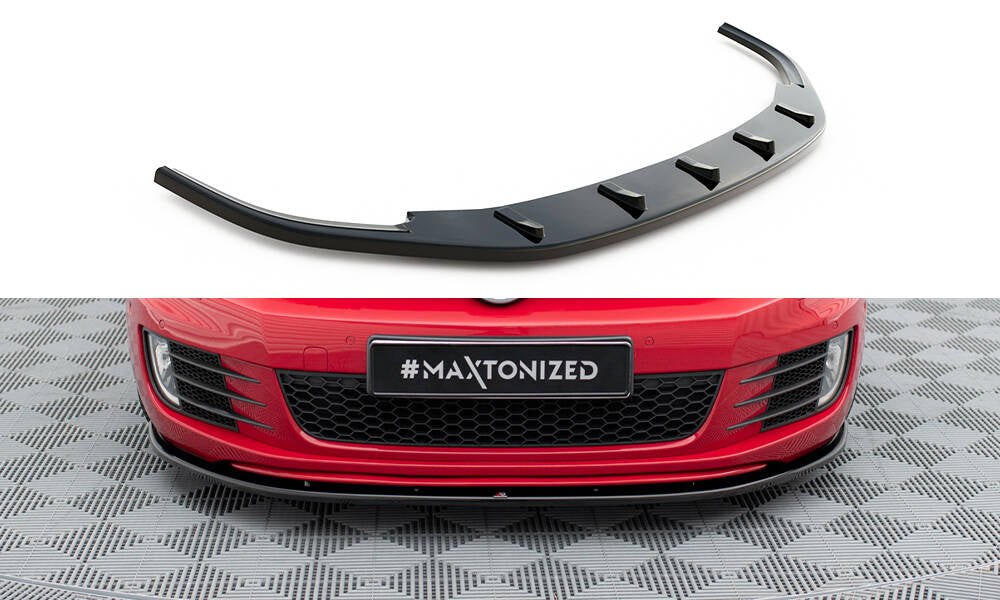 Maxton Design FRONT SPLITTER VER.2 VW GOLF VI GTI