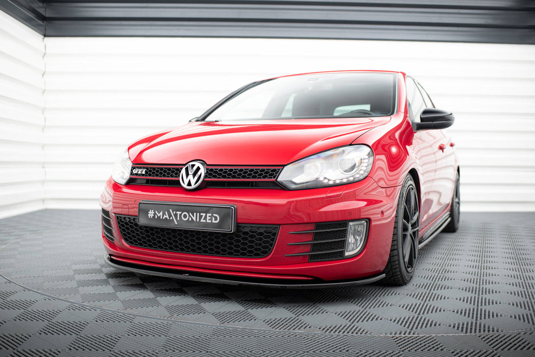 Maxton Design FRONT SPLITTER VER.2 VW GOLF VI GTI