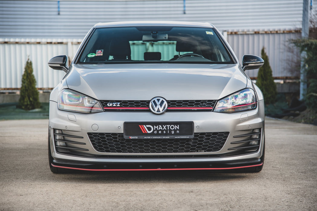 Maxton Design Racing Durability Front Splitter VW Golf 7 GTI