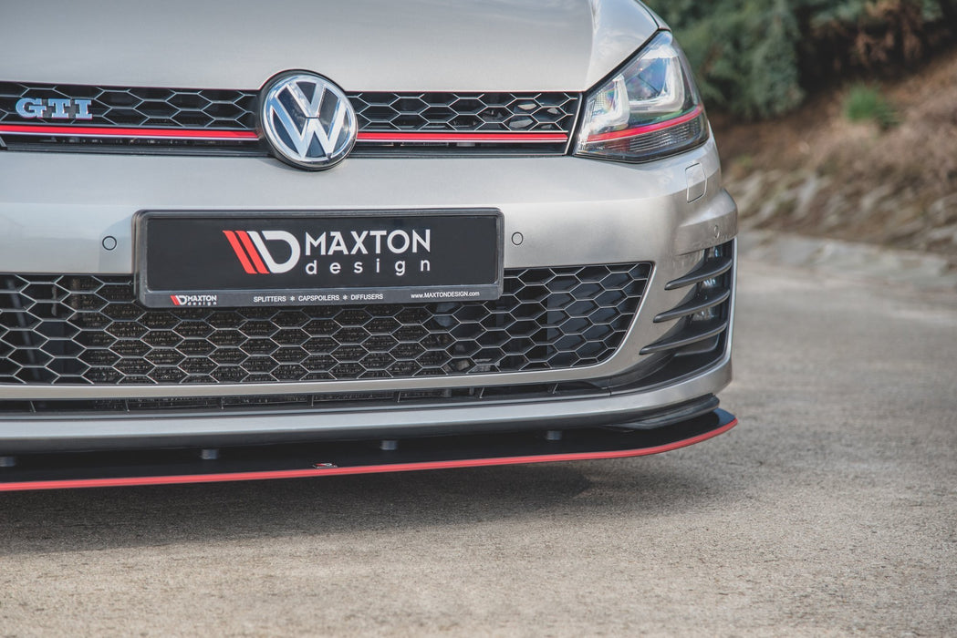 Maxton Design Racing Durability Front Splitter VW Golf 7 GTI