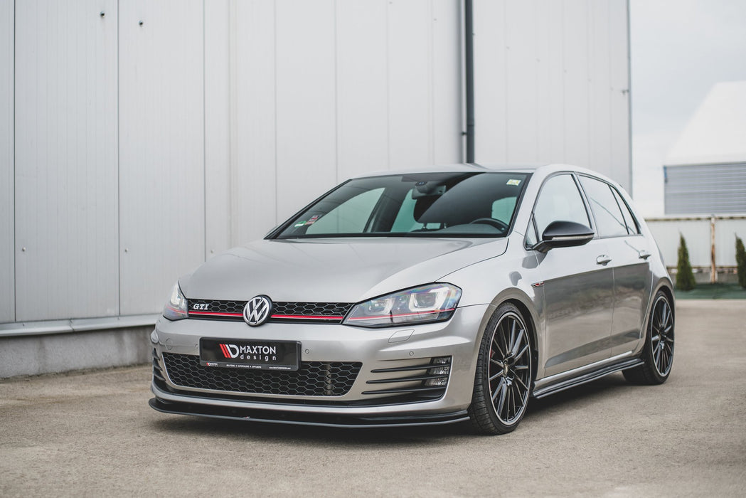 Maxton Design Racing Durability Front Splitter VW Golf 7 GTI