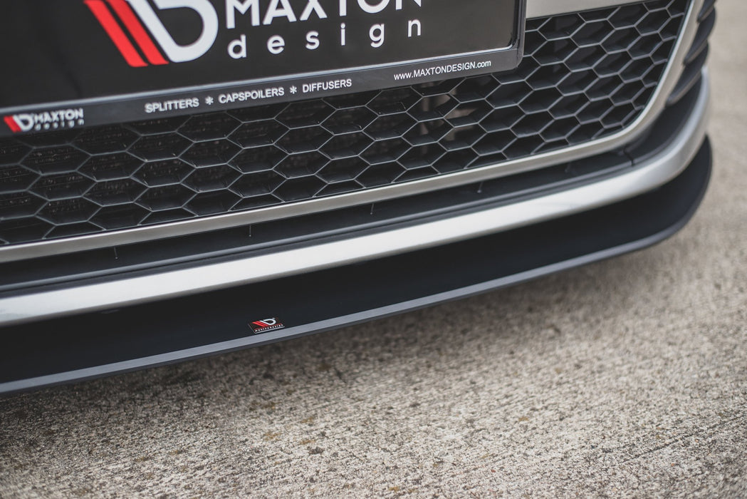 Maxton Design Racing Durability Front Splitter VW Golf 7 GTI