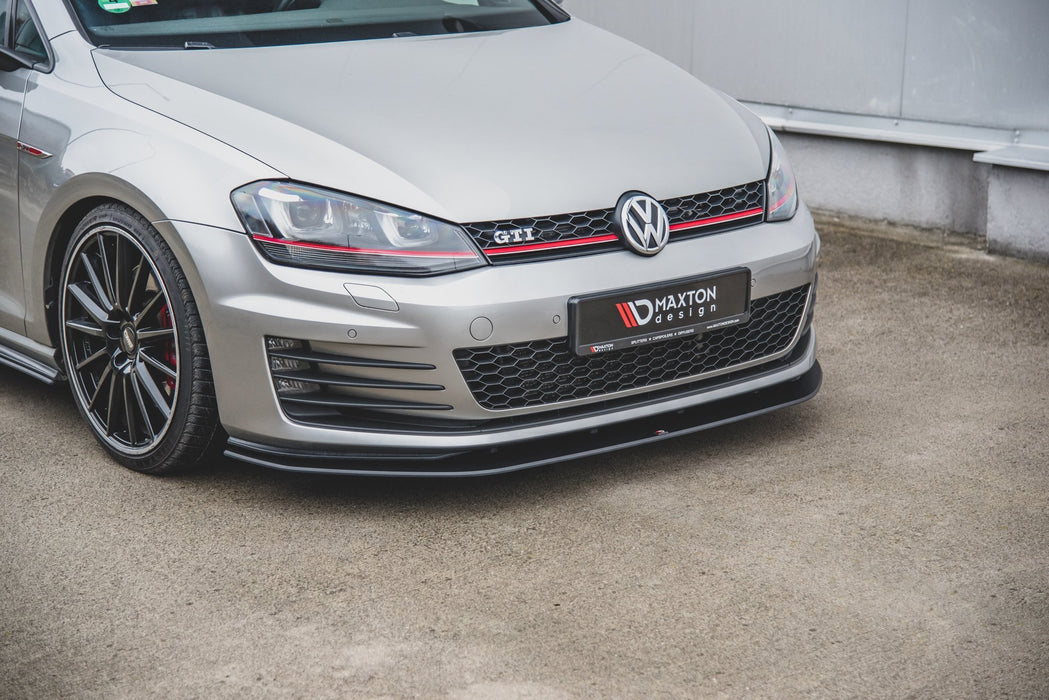 Maxton Design Racing Durability Front Splitter VW Golf 7 GTI