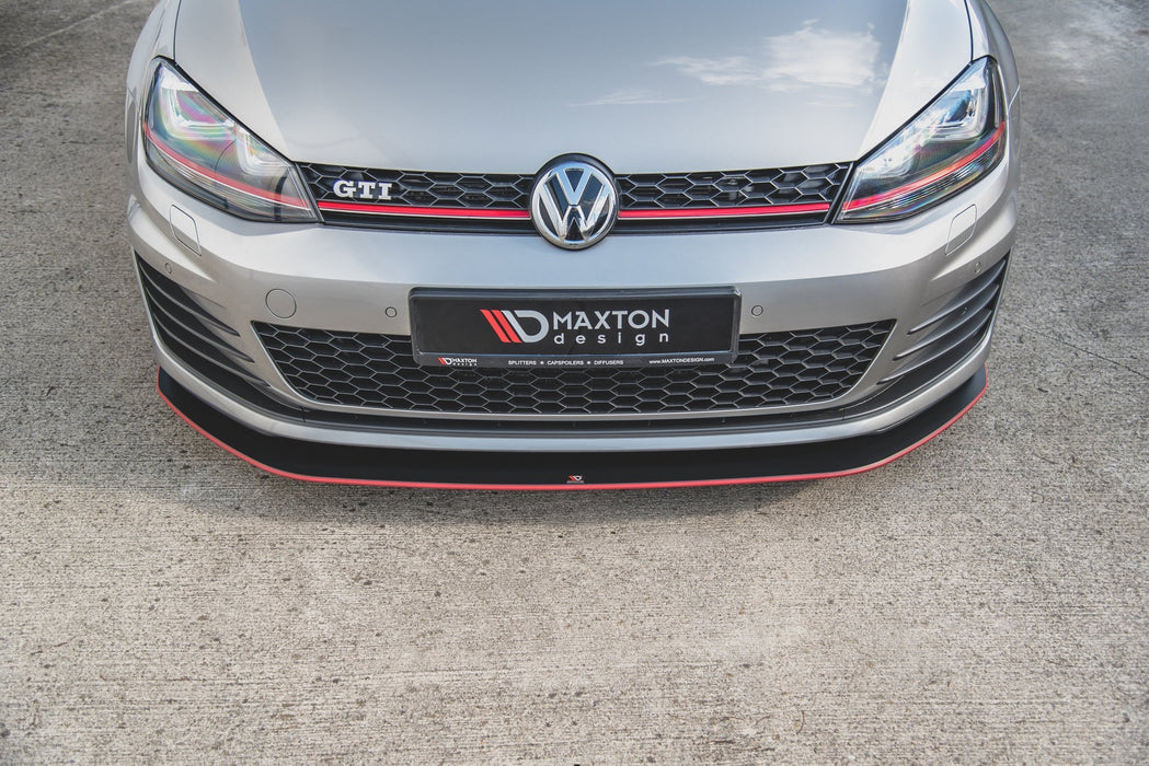 Maxton Design Racing Durability Front Splitter VW Golf 7 GTI