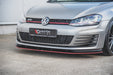 Maxton Design Racing Durability Front Splitter VW Golf 7 GTI