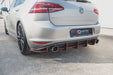 Maxton Design Racing Durability Rear Diffuser V.1 VW Golf 7 GTI