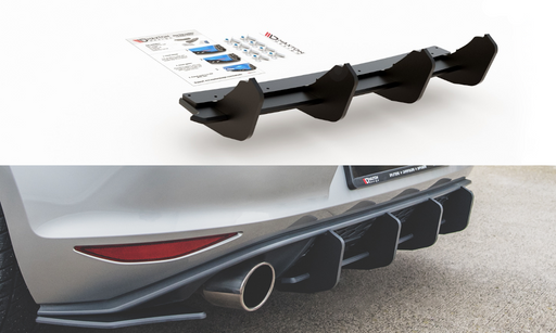 Maxton Design Racing Durability Rear Diffuser V.2 VW Golf 7 GTI