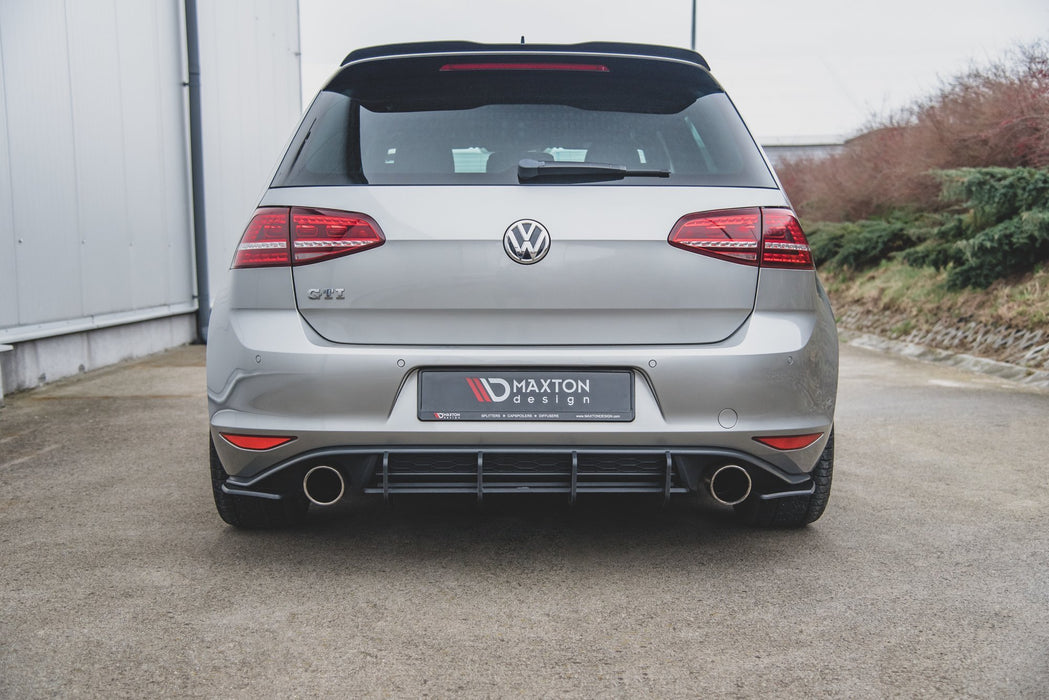 Maxton Design Racing Durability Rear Diffuser V.2 VW Golf 7 GTI