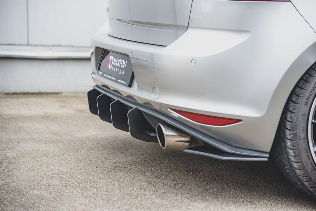 Maxton Design Racing Durablity Rear Diffuser V.2 VW Golf 7 GTI