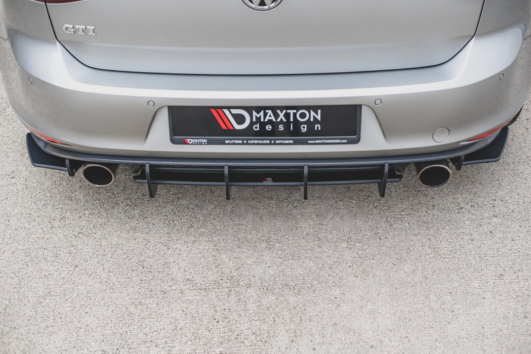 Maxton Design Racing Durability Rear Side Splitters V.1 VW Golf 7 GTI