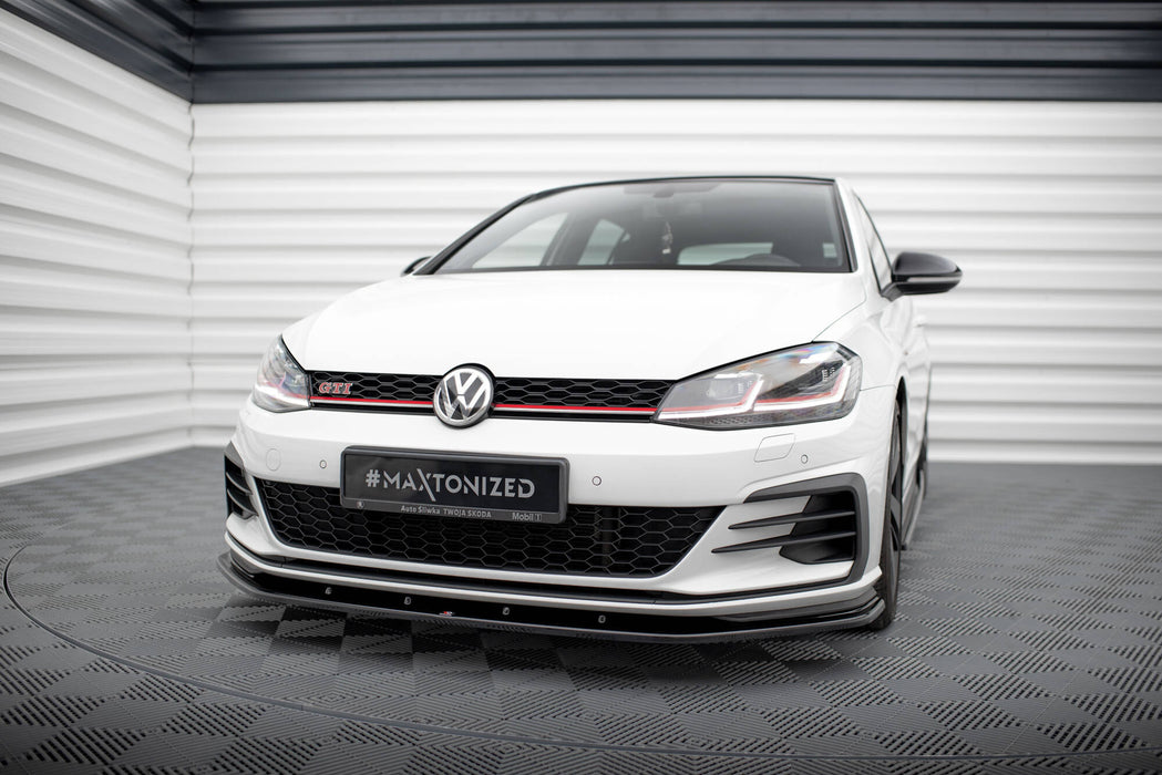 Maxton Design FRONT SPLITTER VW GOLF VII GTI FACELIFT V.1