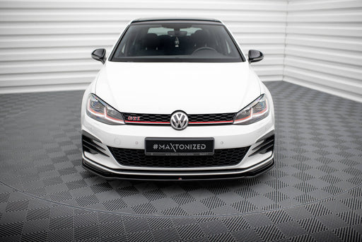 Maxton Design FRONT SPLITTER V.2 VW GOLF VII GTI FACELIFT