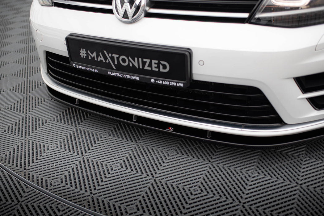 Maxton Design Front Splitter V.1 VW Golf 7 R / R-Line