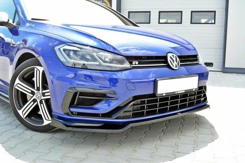 Maxton Design Front Splitter V.2 VW Golf 7 R / R-Line Facelift