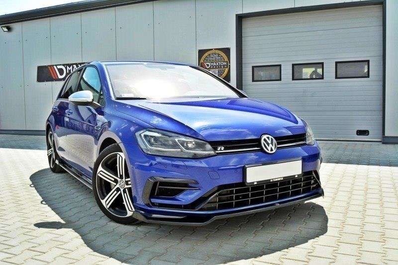 Maxton Design Front Splitter V.2 VW Golf 7 R / R-Line Facelift