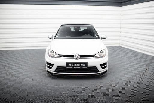 Maxton Design Front Splitter V.2 VW Golf 7 R / R-Line