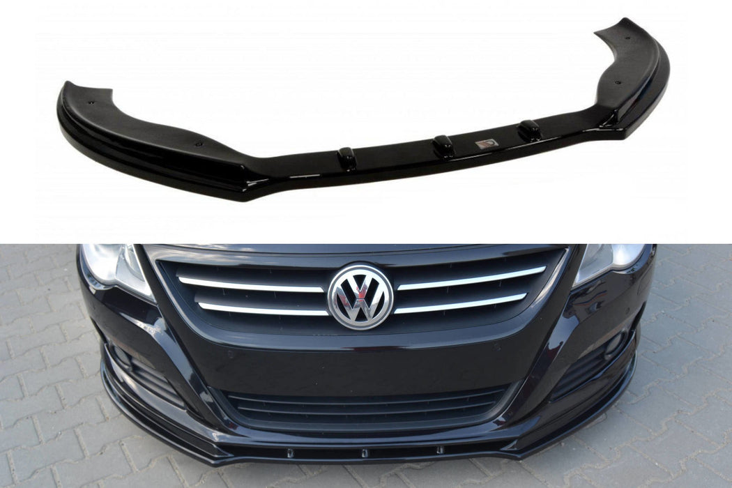 Maxton Design FRONT SPLITTER V.1 VW PASSAT CC PREFACE MODEL, STANDARD BUMPER