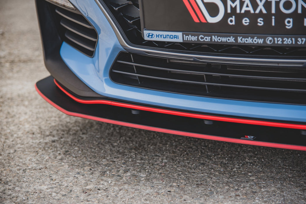 Maxton Design Racing Durability Front Splitter Hyundai I30 N Mk3 Hatchback / Fastback