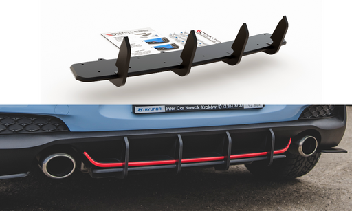 Maxton Design Racing Durability Rear Diffuser V.1 Hyundai I30 N Mk3 Hatchback