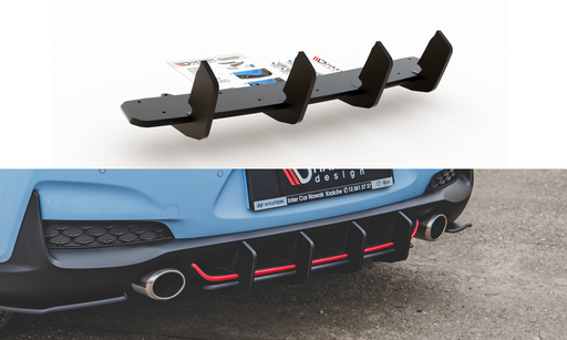 Maxton Design Racing Durability Rear Diffuser V.2 Hyundai I30 N Mk3 Hatchback