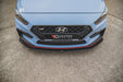 Maxton Design Racing Durability Front Splitter + Flaps Hyundai I30 N Mk3 Hatchback / Fastback