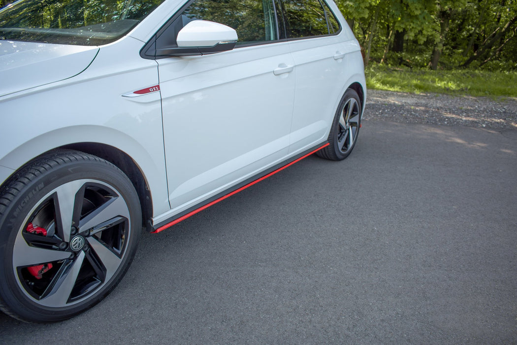 Maxton Design SIDE SKIRTS DIFFUSERS VW POLO MK6 GTI