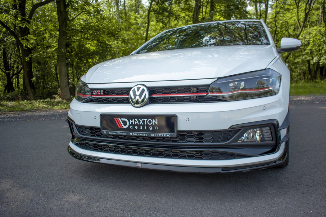 Maxton Design Front Splitter V.3 VW Polo GTI Mk6