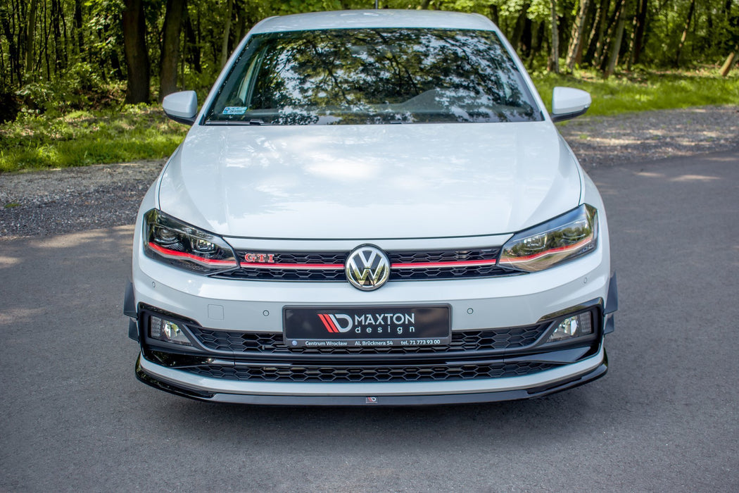 Maxton Design Front Splitter V.3 VW Polo GTI Mk6