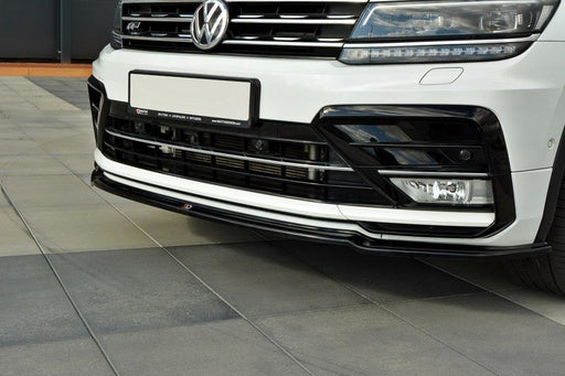 Maxton Design FRONT SPLITTER Vw Tiguan Mk2 R-Line