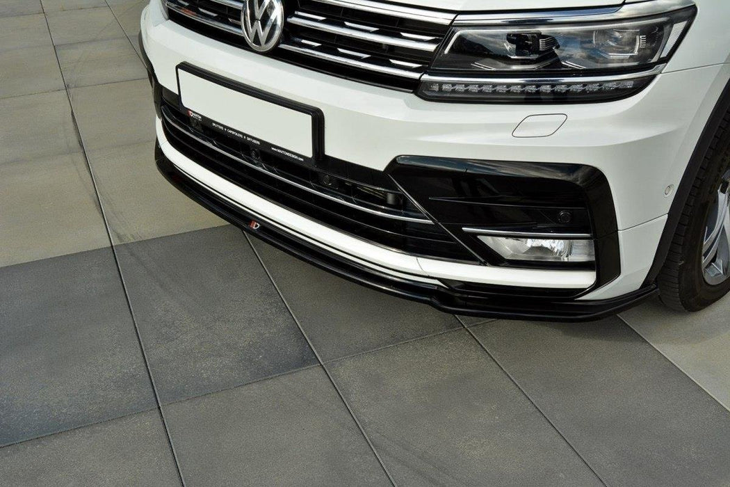 Maxton Design FRONT SPLITTER Vw Tiguan Mk2 R-Line